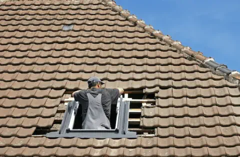 Pose de velux - Paulnay